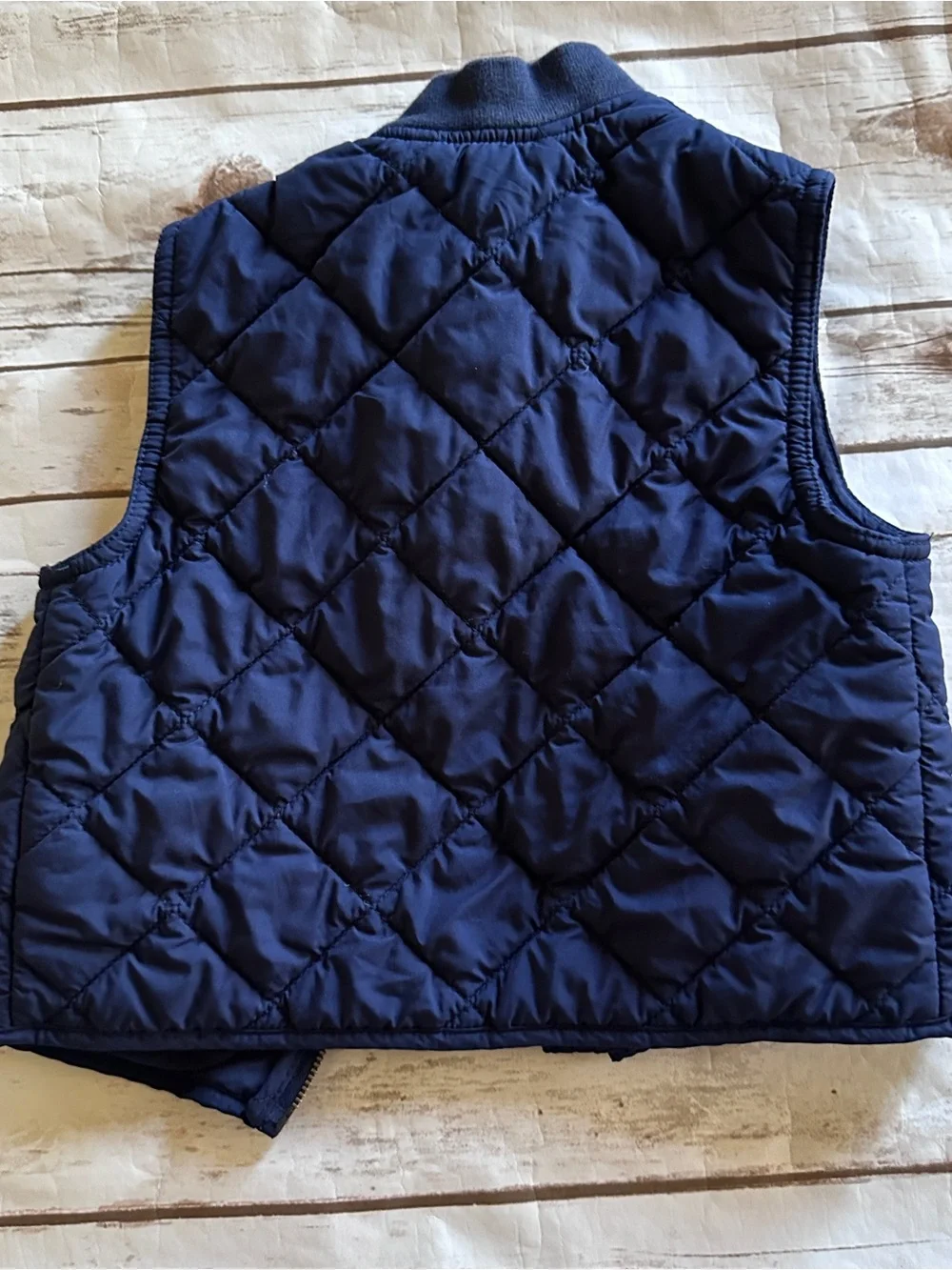 Ralph Lauren navy quilted vest vguc 2y